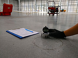 Floor Testing at Konfloor