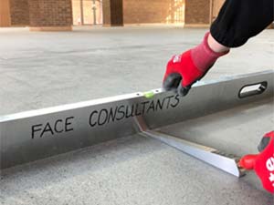 Straight Edge Test at the RHS